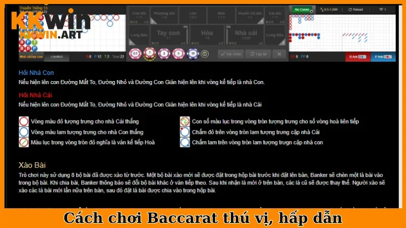 Cách chơi Baccarat thú vị, hấp dẫn