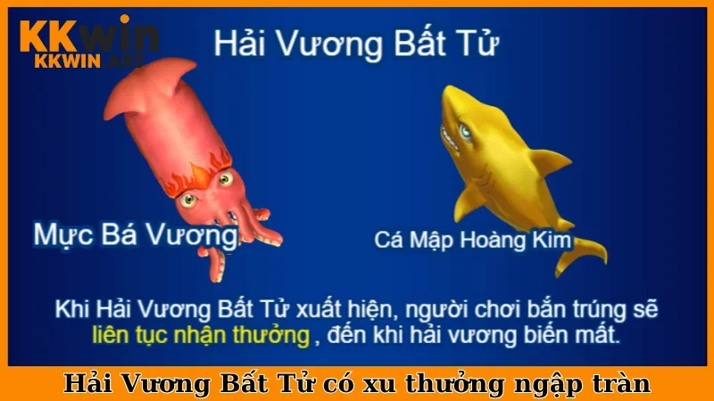 Hải Vương Bất Tử có xu thưởng ngập tràn