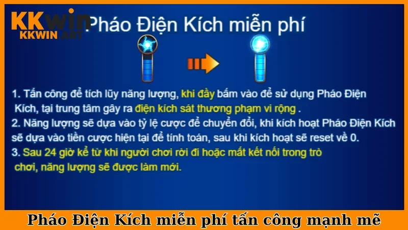 Pháo Điện Kích Miễn phí tấn công mạnh mẽ