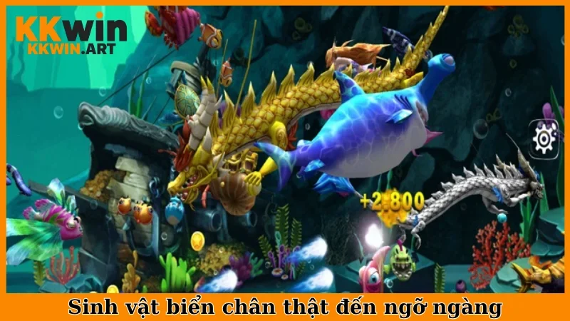 Sinh vật biển chân thật đến ngỡ ngàng