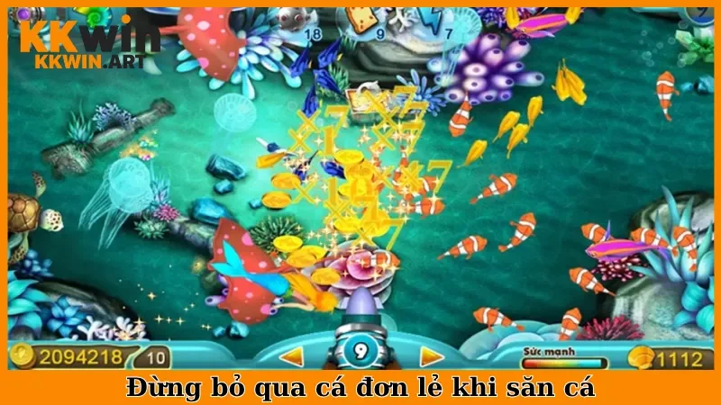 Đừng bỏ qua cá đơn lẻ khi săn cá