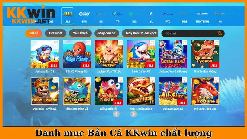 Danh mục Bắn Cá KKwin chất lượng