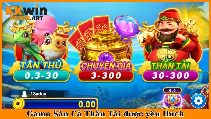 Game Săn Cá Thần Tài được yêu thích